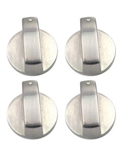 Buy 4 Metal Gas Stove Knobs - Replacement Control Switch for Cooker & Oven, Easy On/Off Operation in Saudi Arabia