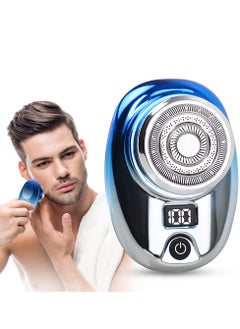 Buy Mini Electric Razor Wet and Dry Washable Trimmer for Men Razor Fast Charging Digital Display Portable Electric Shaver in UAE