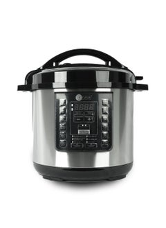 Buy Electric Pressure Cooker 12 in 1 Multifunction 8L Capacity 1300W Silver Stainless Steel GMARK ESMA RoHS And CB Certified in UAE