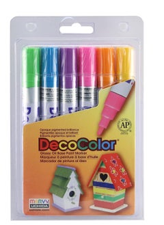 Buy Best Deco 6 Pcs Paint Markers in Saudi Arabia