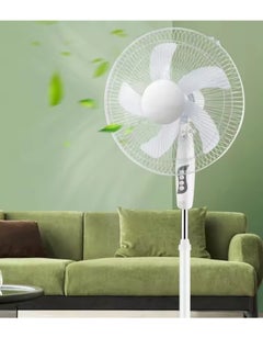 Buy 3 Speed 16 inches Pedestal Stand Fan White 70W RE-703 in Saudi Arabia