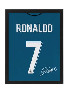 Buy Cristiano Ronaldo Real Madrid Autographed Jersey - Framed Poster 30x40cm - CR7 -Football Memorabilia, Soccer Collectible, Gift for Fans in UAE