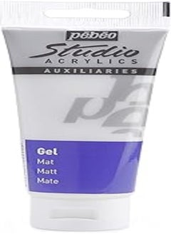 Buy PEBEO 100 ml Studio Acrylics Mediums Matt Gel, Transparent, 524210 in Egypt