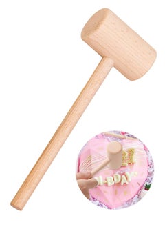 Buy Wooden Mallet for Chocolate, Mini Wooden Hammer Multi-Purpose for Kids Toys Crab Lobster Mallets in Saudi Arabia