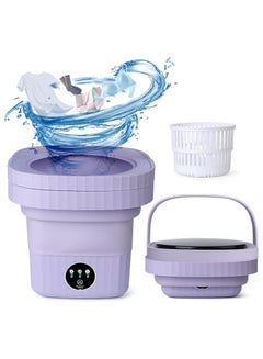Buy Portable Washing Machine 6L Mini Washing Machine with 3 Modes Timing Cleaning Portable Washer with Soft Spin And Draining For Socks Baby Clothes Towels and Small Items in UAE