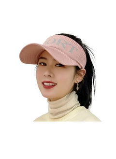 Buy Sports Sun Baseball Hat Hiking Tennis Golf Hat Pink in Egypt