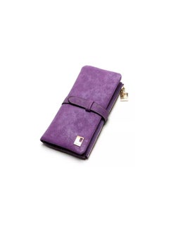 Buy Women's wallet with large capacity, with one zipper, elegant design, excellent quality - imported in Egypt