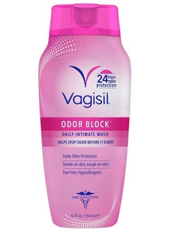اشتري Vagisil Odor Block Daily Intimate Feminine Wash for Women, Gynecologist d, 12 Ounce (Packaging May V في الامارات