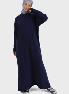 Buy High Neck Knitted Dress in Saudi Arabia