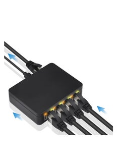 اشتري RJ45 Ethernet Splitter 1000mbps, Ethernet Splitter High Speed, Gigabit RJ45 Network Splitter Adapter with USB Power Cable for Cat5, Cat6, Cat7 [4 Devices Simultaneous Networking], RJ45 1 to 4 في الامارات