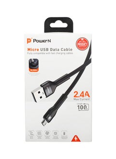 Buy Power N cable - Micro USB, 1 meter - cut-resistant fabric in Saudi Arabia