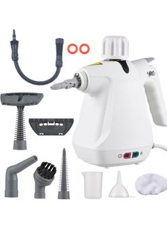 Buy Handheld Steam Cleaner, Multifunction Steam Cleaner for Home with 10 Accessory Kit, Portable Steam Cleaning for Remove Grime, Grease and Car, Window Cleaning in Saudi Arabia