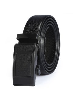 Buy 120CM Creative Casual Versatile Wear Resistant Leather Automatic Buckle Belt in UAE