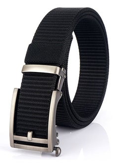 thumbnail image 2 of Men's Ratchet Nylon Web Belt – Automatic Slide Buckle, Tactical Style, 49.2 Inches (125cm) 2 of 2