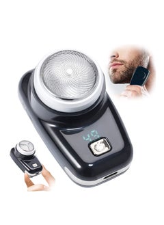 Buy Mini Portable Shaver Easy One-Button Use USB Rechargeable Black in Saudi Arabia