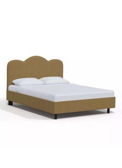 Buy Supreme Comfort: Swedish Wood King Bed - Regal Olive Elegance (160x200x140) by Alhome in Saudi Arabia