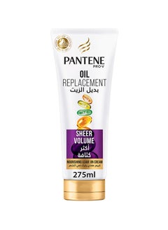 Buy Sheer Volume Oil Replacement Nourishing Leave On Cream 275ml in UAE