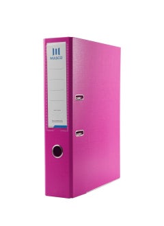 Buy 2 Ring A4 Size Box Folder File, Pink in Saudi Arabia