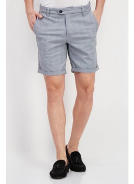 Buy Men Plaid Basic Shorts, Grey Combo in UAE