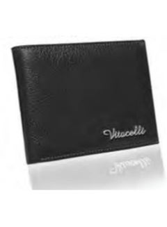 Buy Genuine Leather Hand-Crafted Wallet For Men, Bifold Leather Wallet, Black in UAE
