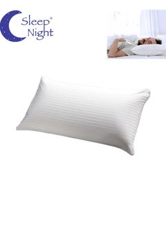 Buy Soft Stripe Hotel Pillow 1 KG in Saudi Arabia