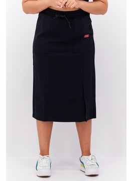 Buy Women Sportwear Fit Brand Logo Outdoor Skirt, Black in UAE