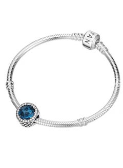 Buy Pandora Moments Heart of the Ocean Silver Bracelet Women in UAE