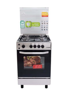 Buy gas oven 4 Burners 55CM stainless steel in Saudi Arabia