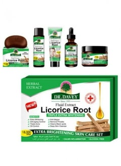 Buy Licorice Extract Skin Care Set 5 Pieces in UAE