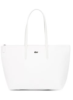 Buy Lacoste Women's Large Shoulder Bag White Tote Bag Women's Lacoste Crossbody Bag in Saudi Arabia