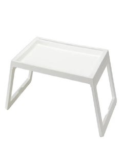 اشتري Folding Bed Table White 54.5×35.8×27.5 cm في السعودية