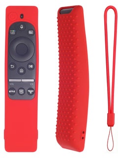 Buy Case for Samsung TV Remote Controller BN59 Series Silicone Protecitve Case, Anti-Slip and Shockproof Silicone Case for Samsung Remote Control (Red) in Saudi Arabia