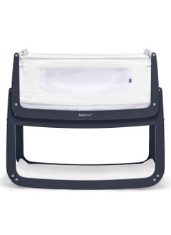 Buy SnuzPod4 Bedside Crib - Navy 100 x 95 x 49 Cm Includes 3D Breathable Mattress in UAE