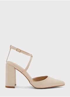 Buy Ankle Strap Block Heel Pumps in UAE