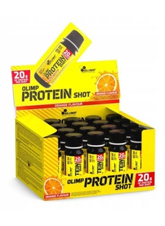 Buy Protein Shot Pack of 20 Ampoules 60ml Orange Flavor in UAE