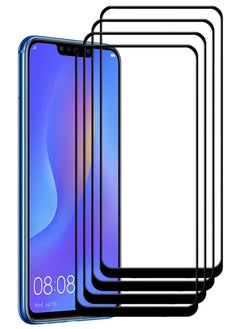 Buy 4 Pieces Antistatic ESD Dustproof Premium Quality High Definition Tempered Glass Screen Protector Designed For Huawei nova 3i in UAE