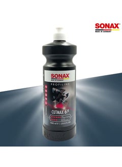 اشتري سوناكس Profiline CutMax 6/4 1000ml ، يزيل علامات الصنفرة حتى P1500 ، للحصول على أعلى نتائج قطع وتلميع Sonax 02463000 في السعودية