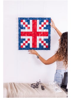 اشتري Wood British Flag Wall Art في مصر