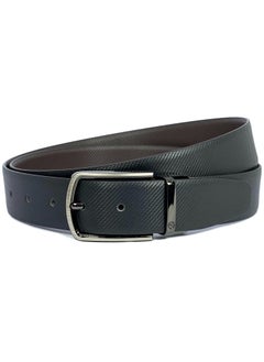 Buy Classic Milano Genuine Leather Reversible Belt for Men | Black & Brown Formal Belt for Business or Office Wear | Men's Leather Belt in UAE