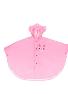 اشتري Kids Rain Poncho Hooded Boy Girl Cartoon Raincoat Cute Rain Jacket Children Rainwear Block Wind and Rain for Age 3-6 في السعودية