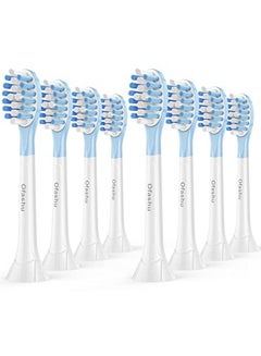 اشتري Fashu Replacement Toothbrush Heads For Philips Sonicare Protectiveclean C3 G3 W3 C2 4100 Hx9044 White 8 Packs في الامارات