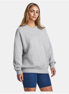 اشتري Essential Fleece Oversized Crewneck Sweatshirt في مصر