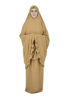 Buy Two Piece Islamic prayer dress for women plus size in UAE