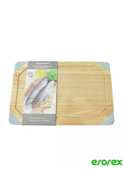 Buy Natural Wood Food Cutting Board 40x27x1.8 centimeter in Saudi Arabia