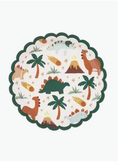 Buy Dino Paper Plate, 6pcs Pack in UAE