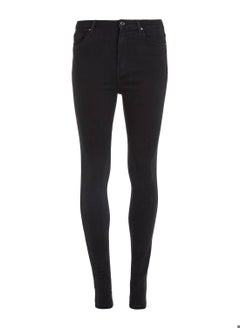 Buy Women's Flex Harlem High Rise Super Skinny Jeans, Black in Saudi Arabia