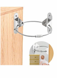 Buy Furniture Strap for Baby Proofing Furniture Anchors Wall Metal Secure 400 Pound Falling Furniture Prevention Straps Adjustable Baby Safety Earthquake Straps Protect Toddler and Pet 10 Pack Silver in UAE