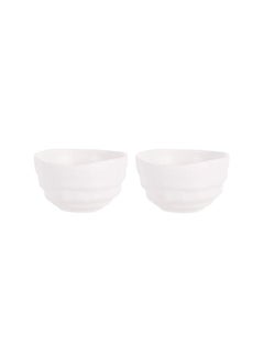 اشتري Melamine Side Bowl White Matte Finish 3.5inch 2pcs في الامارات