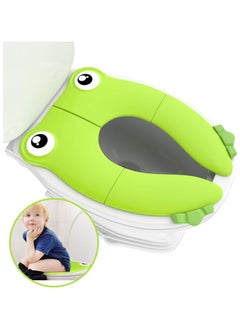 Buy Portable Travel Potty Seat for Boys and Girls, Non-Slip Easily Removed Foldable Travel Potty Seat for Toddlers,Reusable,Fits Round & Oval Toilets in UAE