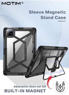 Buy Case for Xiaomi Pad 6/6 Pro, Slim Light Mi Pad 6/6 Pro Cover With Hiden Kickstand, Protective Shockproof Shell With Pen Slot in UAE